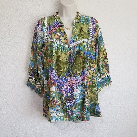Anthropologie Dolan Silk Blouse - Picture 1 of 7